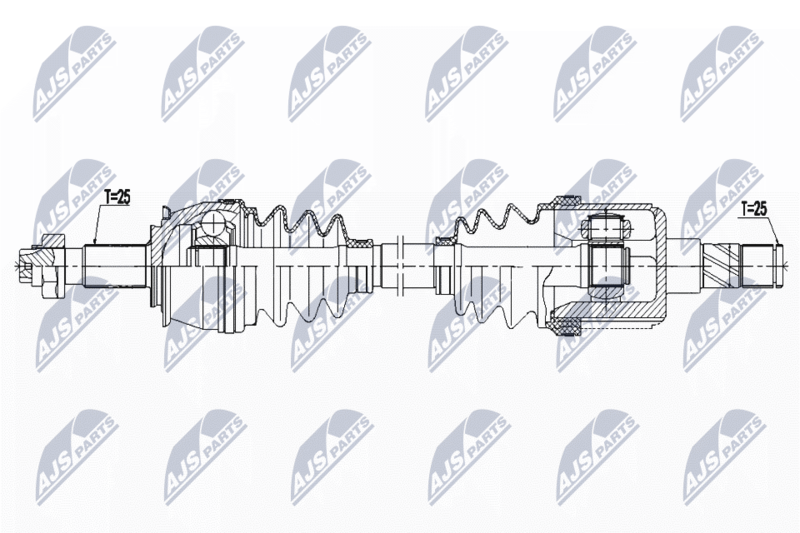 NTY NPW-PL-127 Drive Shaft