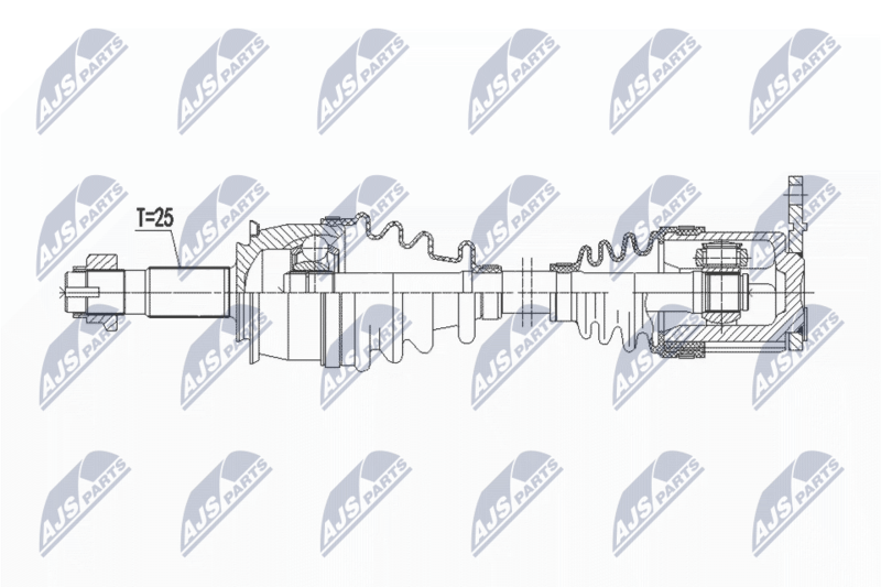 NTY NPW-PL-137 Drive Shaft