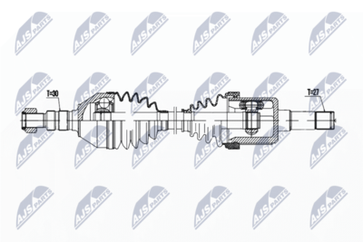 Drive Shaft NTY NPW-PL-142