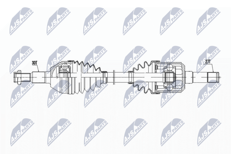 NTY NPW-PL-145 Drive Shaft