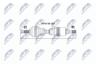 Drive Shaft NTY NPW-RE-007