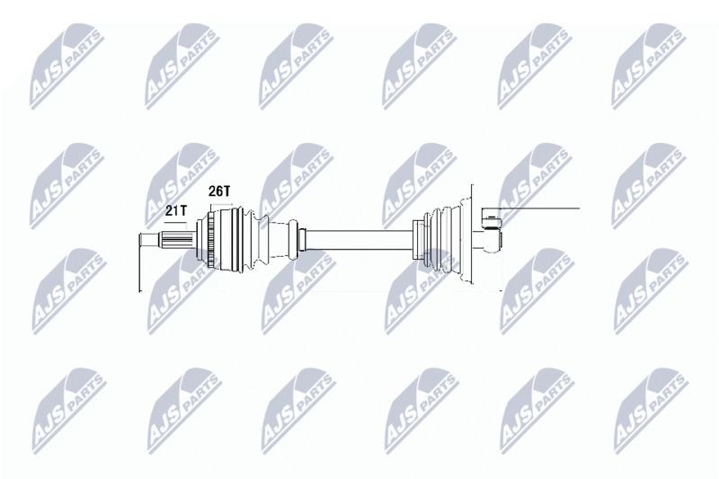 NTY NPW-RE-013 Drive Shaft