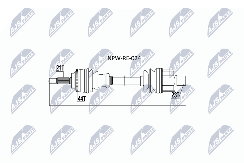 NTY NPW-RE-024 Drive Shaft