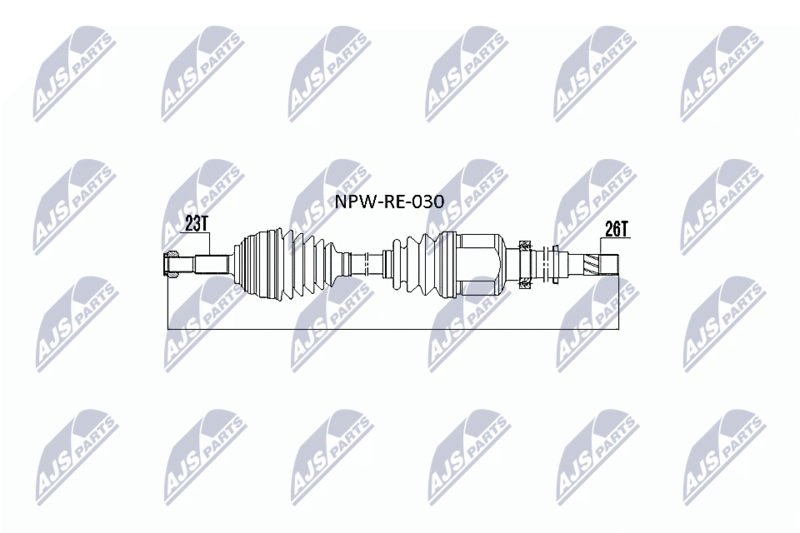NTY NPW-RE-030 Drive Shaft