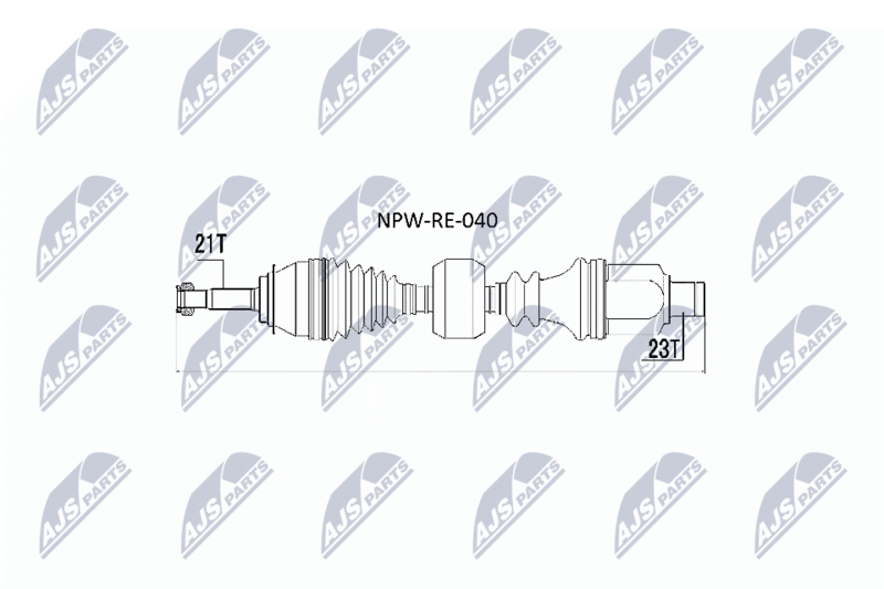 NTY NPW-RE-040 Drive Shaft