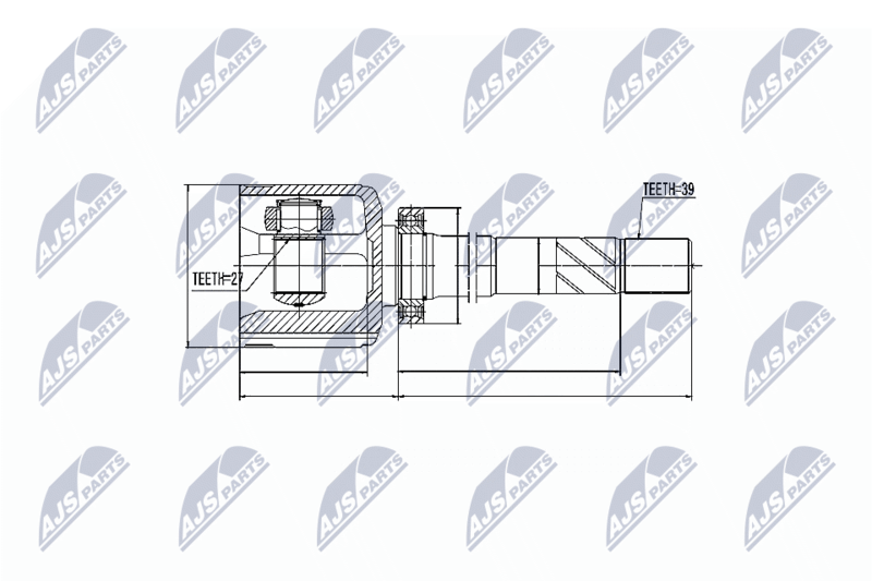 NTY NPW-RE-044 Joint Kit, drive shaft