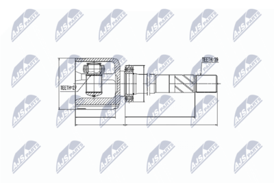 Joint Kit, drive shaft NTY NPW-RE-044
