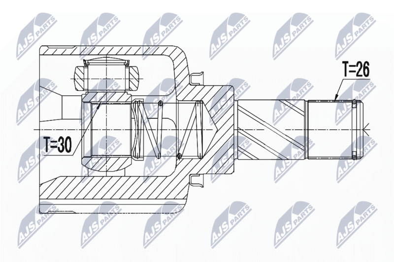 NTY NPW-RE-057 Joint Kit, drive shaft