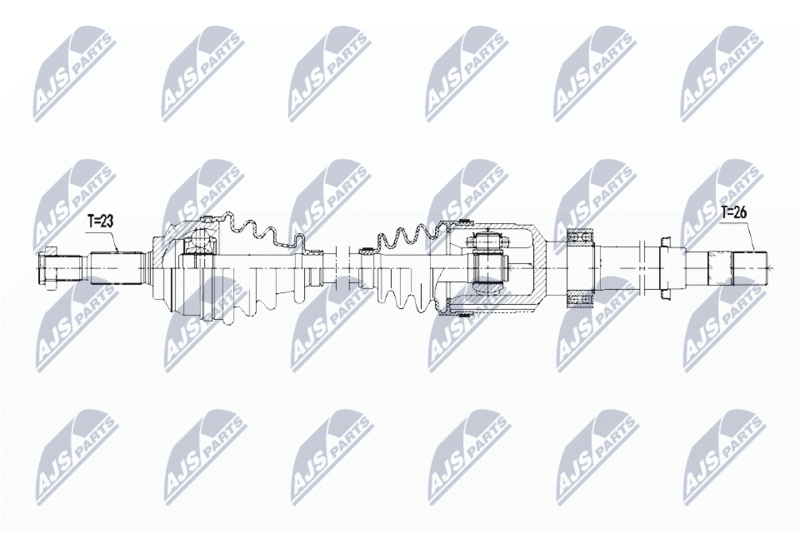 NTY NPW-RE-067 Drive Shaft
