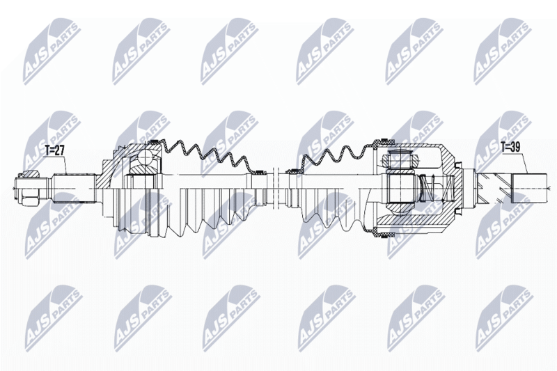 NTY NPW-RE-083 Drive Shaft
