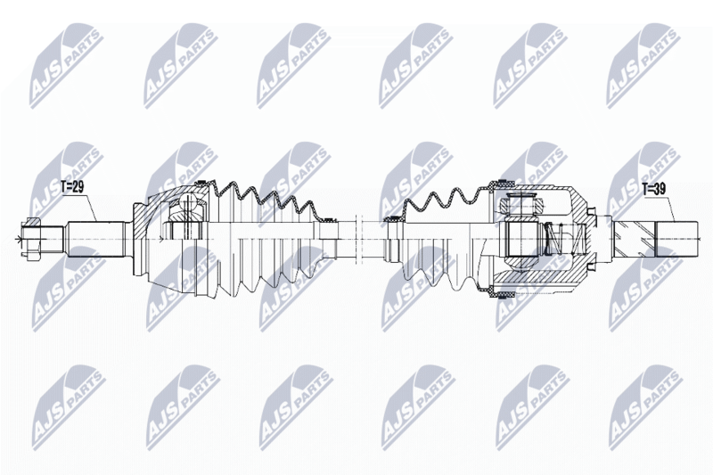 NTY NPW-RE-087 Drive Shaft
