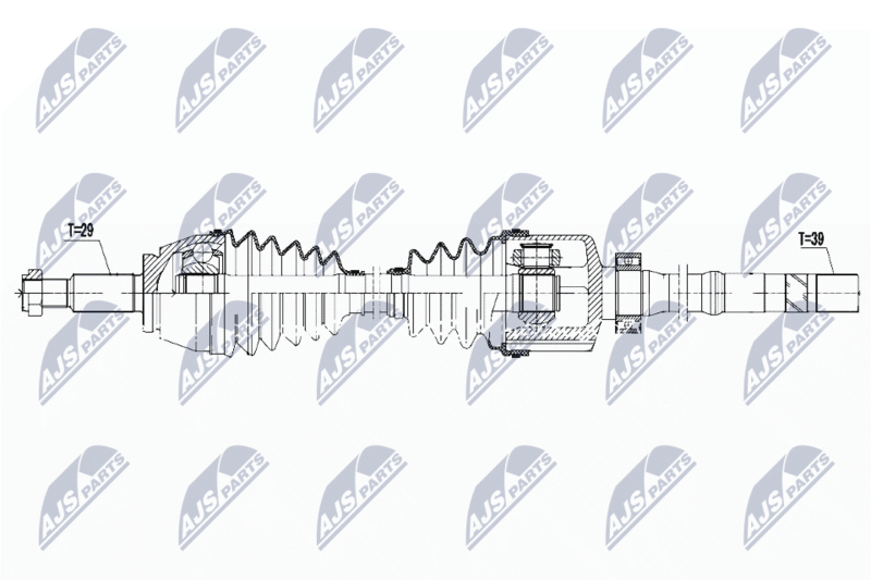 NTY NPW-RE-089 Drive Shaft