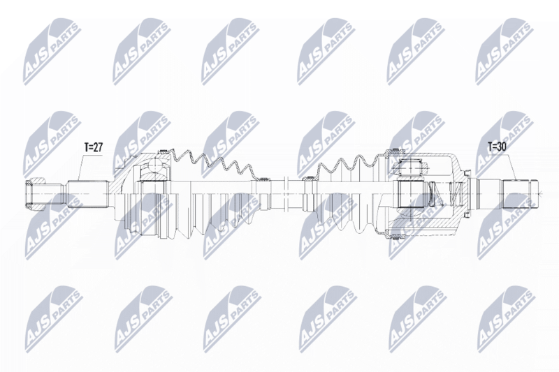 NTY NPW-RE-091 Drive Shaft