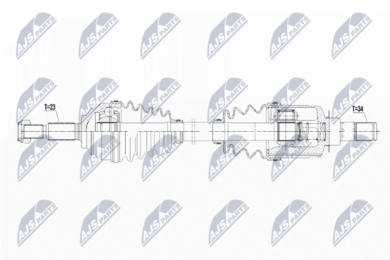 NTY NPW-RE-097 Drive Shaft