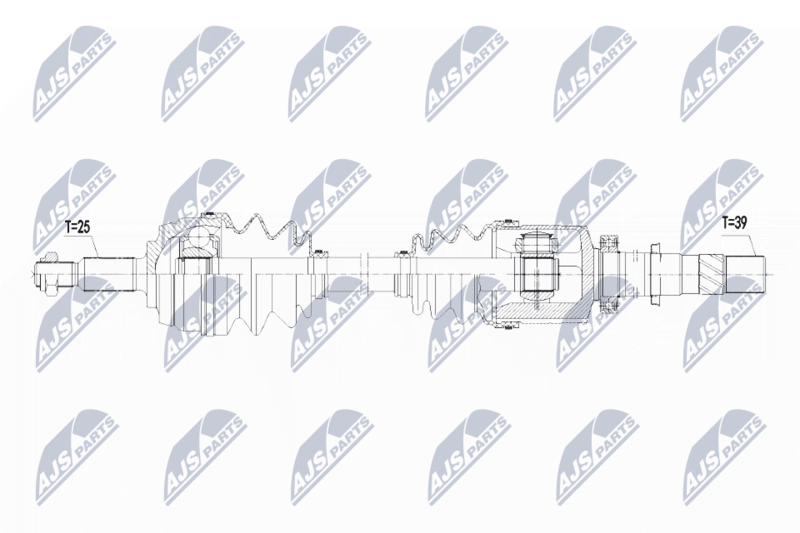 NTY NPW-RE-101 Drive Shaft