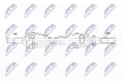 Drive Shaft NTY NPW-RE-107