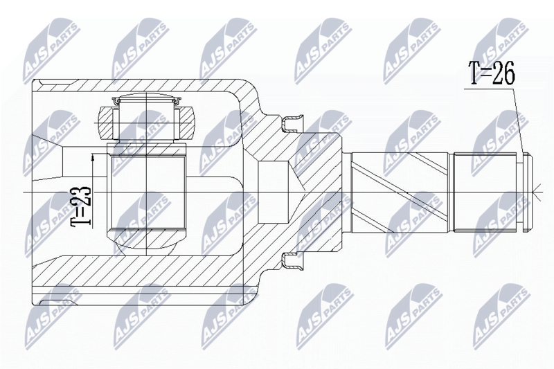 NTY NPW-RE-121 Joint Kit, drive shaft