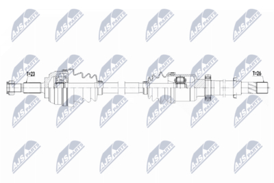 Drive Shaft NTY NPW-RE-136