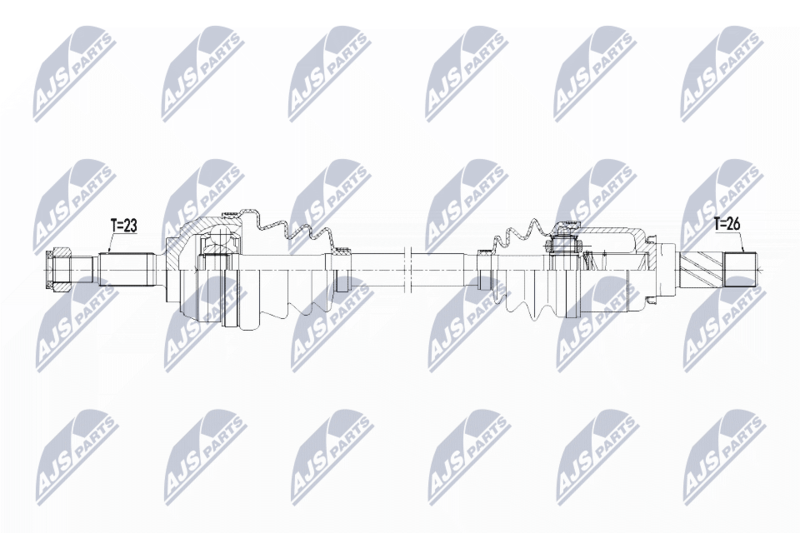 NTY NPW-RE-138 Drive Shaft