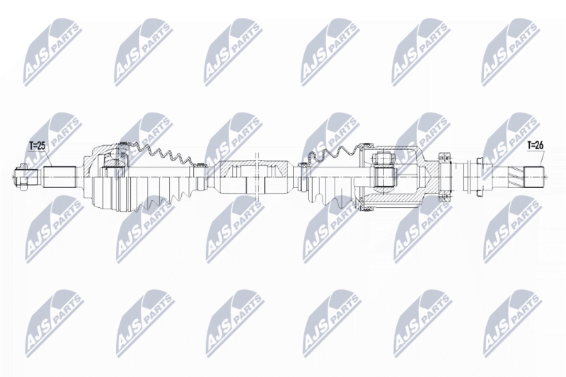 NTY NPW-RE-140 Drive Shaft