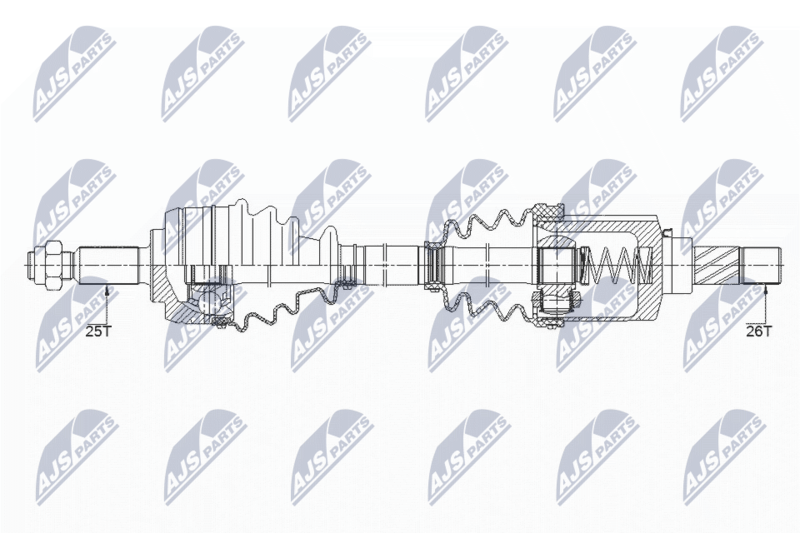 NTY NPW-RE-147 Drive Shaft