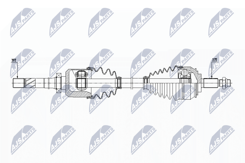 NTY NPW-RE-155 Drive Shaft