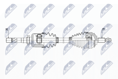 Drive Shaft NTY NPW-RE-155