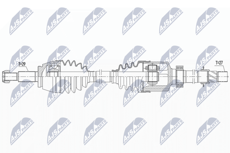 NTY NPW-RE-162 Drive Shaft