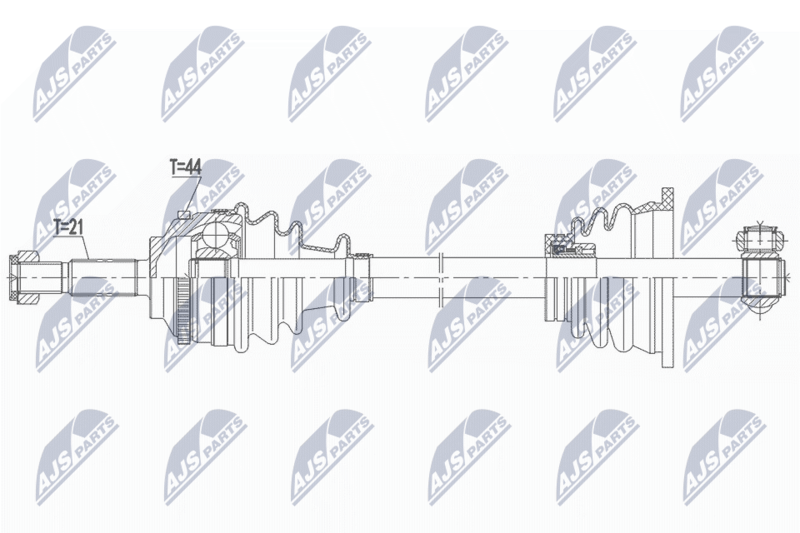 NTY NPW-RE-165 Drive Shaft