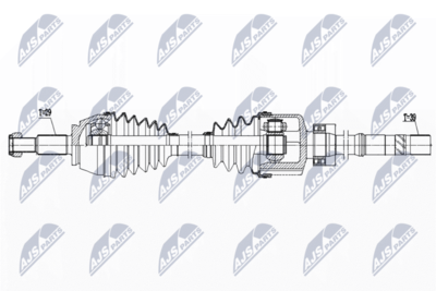 Drive Shaft NTY NPW-RE-171