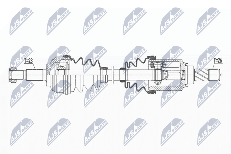 NTY NPW-RE-172 Drive Shaft