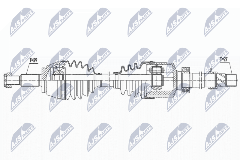 NTY NPW-RE-175 Drive Shaft