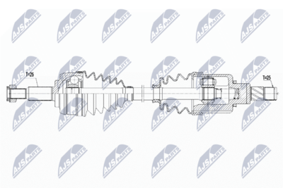 Drive Shaft NTY NPW-RE-178