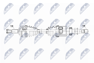 Drive Shaft NTY NPW-RE-187