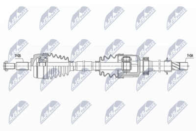 Drive Shaft NTY NPW-RE-188