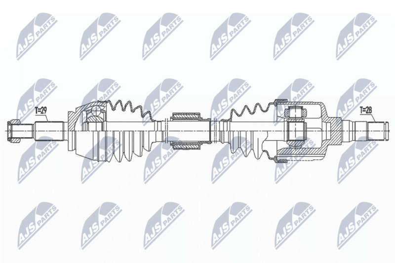 NTY NPW-RE-190 Drive Shaft