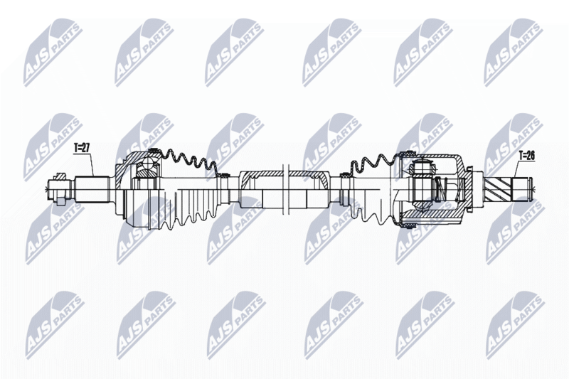 NTY NPW-RE-193 Drive Shaft