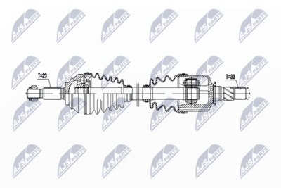 Drive Shaft NTY NPW-RE-195