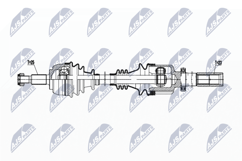 NTY NPW-RE-199 Drive Shaft