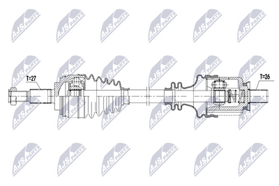 Drive Shaft NTY NPW-RE-208
