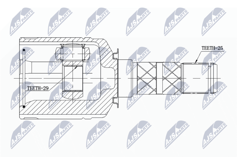 NTY NPW-SB-013 Joint Kit, drive shaft