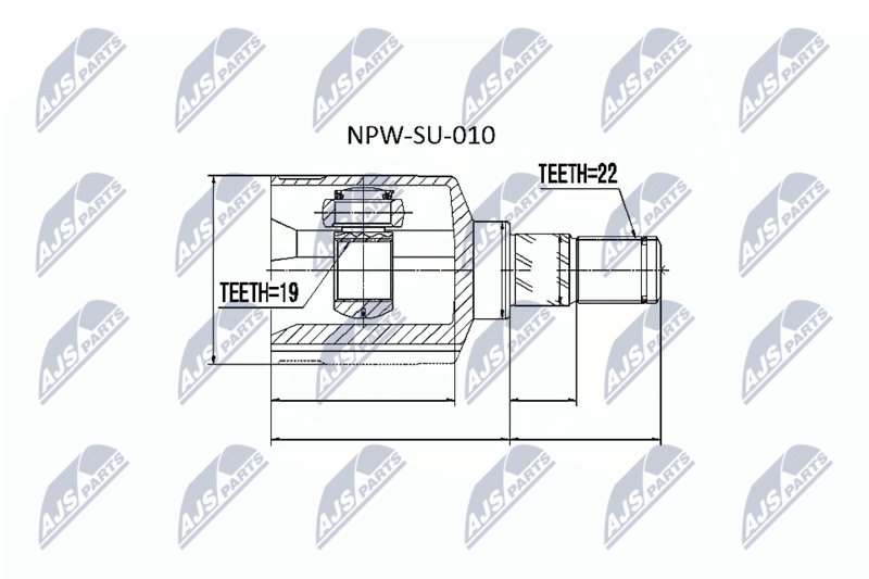 NTY NPW-SU-010 Joint Kit, drive shaft