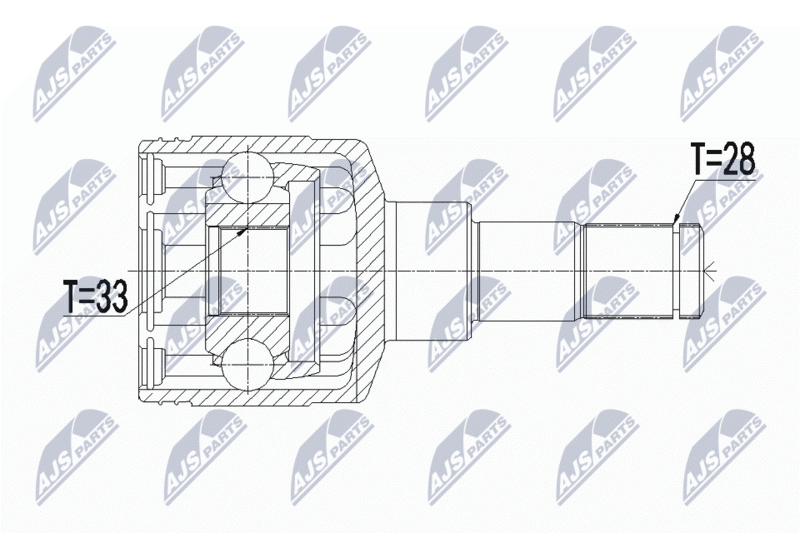 NTY NPW-SU-018 Joint Kit, drive shaft