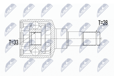 Joint Kit, drive shaft NTY NPW-SU-018