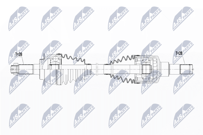 NTY NPW-SU-019 Drive Shaft