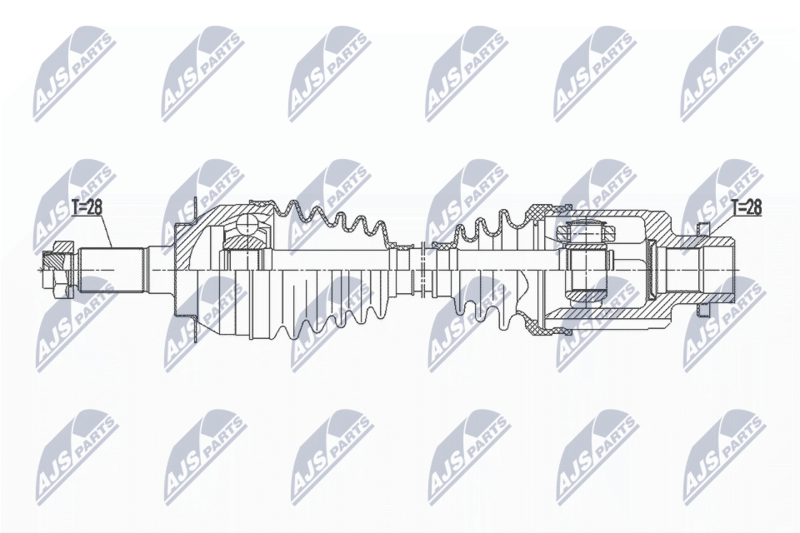 NTY NPW-SU-039 Drive Shaft