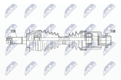 Drive Shaft NTY NPW-SU-039