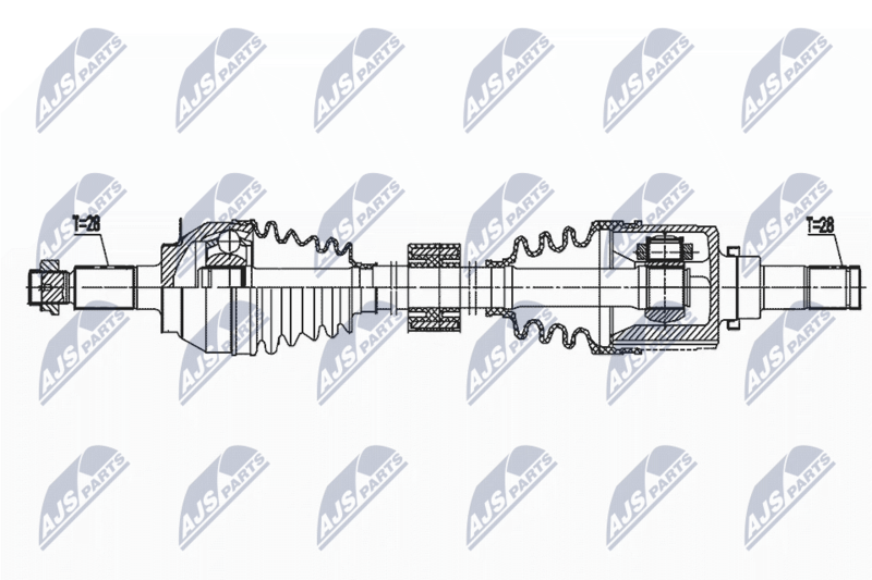 NTY NPW-SU-040 Drive Shaft