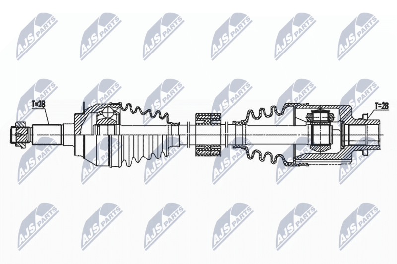 NTY NPW-SU-042 Drive Shaft
