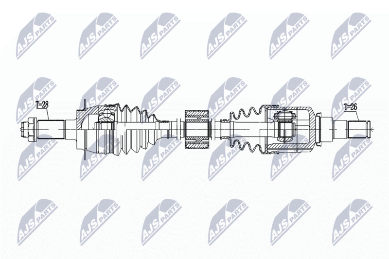 NTY NPW-SU-060 Drive Shaft